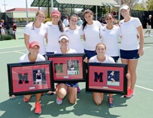 Iris Verboven tennis team