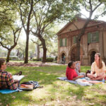 College of Charleston students on campus