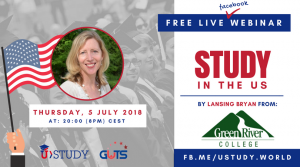 GRATIS Live Facebook Webinar: Studeren aan Green River College in Washington!